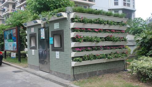 垃圾房变身为美丽的环保生态小屋通过360城管模式,辖区里呈现出水清岸